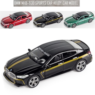 โมเดลรถยนต์ 1:32 BMW MH8 800 Die-Cast Vehicles อัลลอยด์ มีเสียง และไฟ ของเล่นสําหรับเด็ก เก็บสะสม m8