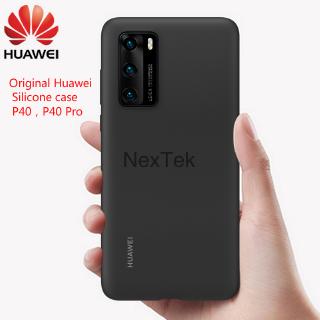 แท้100% Huawei P40 Pro P40 Pro+ Case Silicone P40pro Silicon Case Cover Back Anti Knock P40 Case แท้เคสโทรศัพท์ซิลิโคนป้องกันรอยสําหรับ Huawei P 40 Pro P 40 Pro+