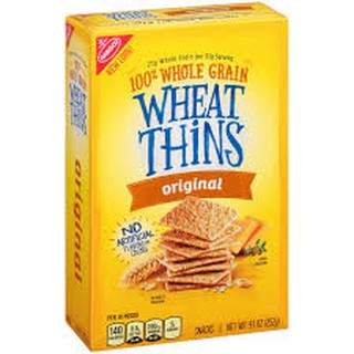 ราคาพิเศษ!! Nabisco Wheat Thins Original แครกเกอร์ 257 กรัม คุณภาพระดับพรีเมี่ยม