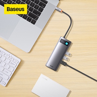 Baseus อะแดปเตอร์ฮับ USB C Type C เป็น HDMI USB 3.0 Type C สําหรับ HP Folio G1 USB C Splitter