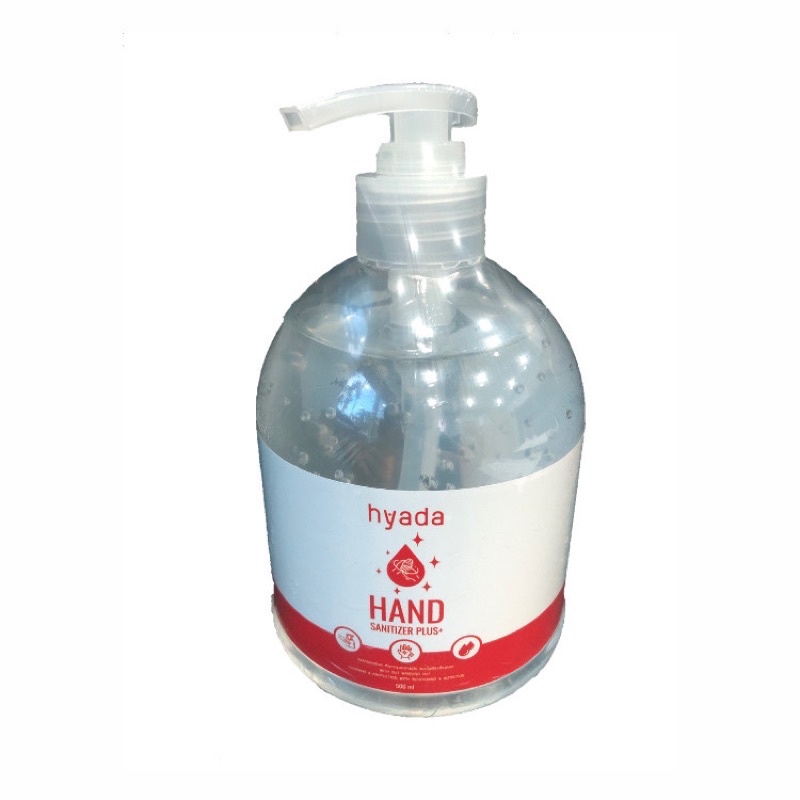 Hyada hand sanitizer gel plus+ 500 ml แอลกอฮอล์เจลล้างมือ 🧴🦠