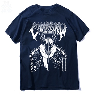 T-shirt เสื้อยืด พิมพ์ลายอนิเมะ DISTRO CHAINSAW MAN VIOLENT FORM สําหรับผู้ชาย S-5XL