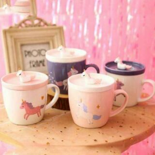 Unicorn Ceramic Mug
แก้วกาแฟลายม้า Unicorn💓