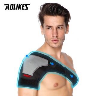 AOLIKES 1PCS Adjustable Shoulder Support Strap Brace Pad Wrap Shoulder Protector Injury Pain Relief Sprain Sports Guard