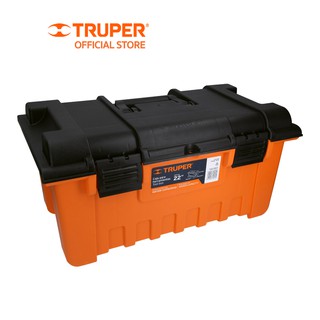 TRUPER 19780 กล่องเครื่องมือพลาสติก 22"x12.1/2"x11" (CHA-22N)