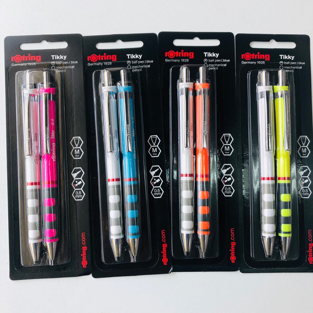 ชุดปากกา + ดินสอกด Rotring Tikky | Shopee Thailand