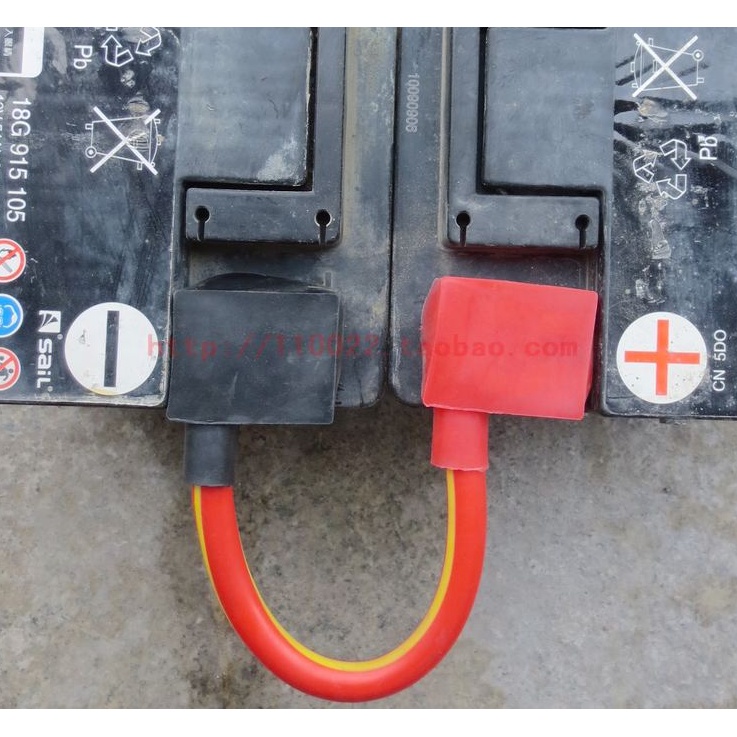 สายไฟแบตเตอรี่รถยนต์ โซล่าเซลล์ ขั้วกลม ยาว 30ซม สายไฟเส้นใหญ่ ขั้วต่อแบตแข็งแรง รับกระแสไฟได้ดี - รูปที่ 3