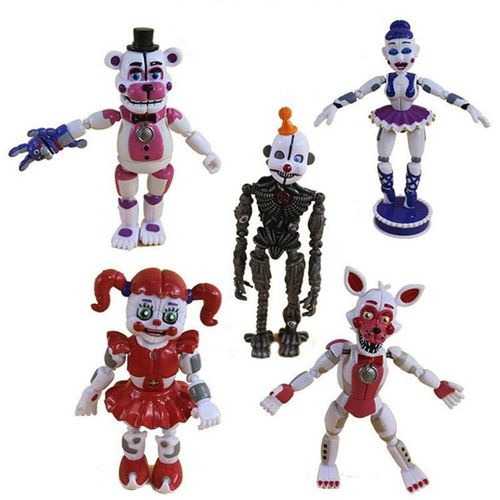 5 ชิ้น/เซ็ตอะนิเมะ Five Nights At Freddy Action Figure Foxy Bear Doll