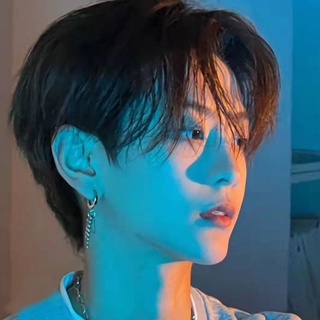 วิคผม♨℗┅เพลง Weilong กับวิกผมเดียวกันชายผมสั้นเวอร์ชั่นเกาหลีหล่อเต็มหมวกธรรมชาติจุดกลางหน้าม้าสุทธิสีแดงนักเรียนผมสั้นต