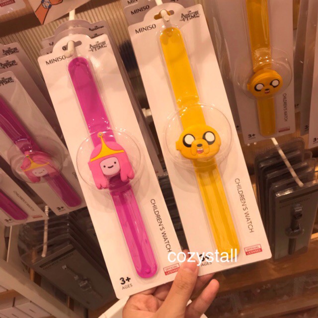 (ของแท้100%) นาฬิกาข้อมือ Adventure Time จาก Miniso