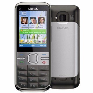 โทรศัพท์มือถือโนเกียปุ่มกด NOKIA C5  (สีดำ)  3G/4G รุ่นใหม่2020 รองรับภาษาไทย