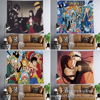 [พร้อมส่ง] พรม ลายการ์ตูนอนิเมะ One Piece Naruto สําหรับตกแต่งผนังห้องนอน