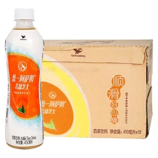 [ยกลัง 15ขวด ] ชานมไต้หวัน ดั้งเดิม ชีส ชาเขียว สดชื่น หอมใบชา หวานกำลังดี ตรา ถงอี้ 统一 Malamart