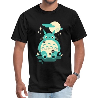 [COD]พร้อมส่ง เสื้อยืดผ้าฝ้าย พิมพ์ลายการ์ตูน Totoro หลากสีสัน สําหรับครอบครัว ครอบครัวS-5XL