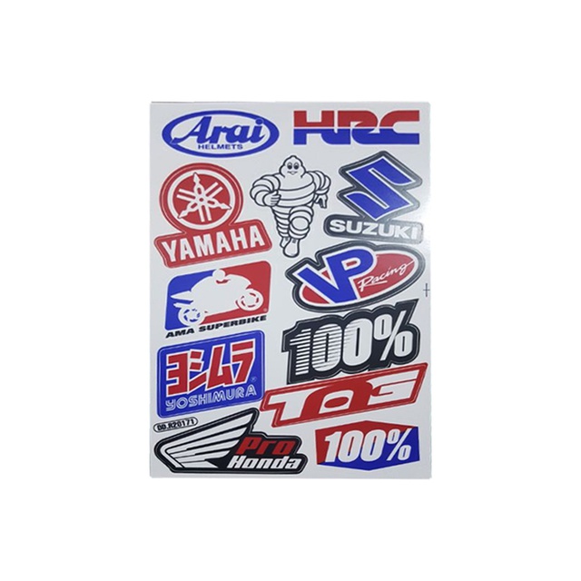 สติกเกอร์ติดรถยนต์แต่งซิ่ง สติกเกอร์ รถยนต์ PVC ติดรถยนต์ มอเตอร์ไซต์ racing sticker สติกเกอร์รถแข่ง