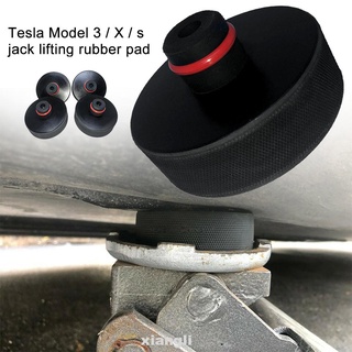 4pcs Car Jack Pad Flexible Accessories Durable Rubber Positioning Black Raising Vehicle Protect For Tesla Model 3 3ckb