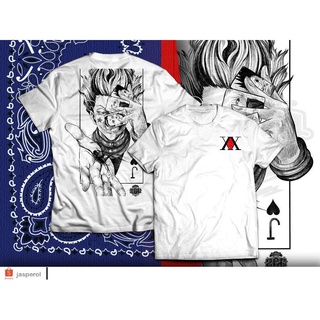 เสื้อยืดสําหรับผู้ชาย $ ฮันเตอร์ X เสื้อฮันเตอร์ (เสื้อ HXH) เสื้อฮิโซกะกอนคิลลูอาห์คุณภาพ *-~