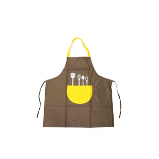 Apron ผ้ากันเปื้อนสไตล์เกาหลี  ลายตะหลิว Brown 67x70CM S190813BR
.
คุณสมบัติ
- เหมาะสำหรับสวมใส่ทำอาหาร ร้านกาแฟ ร้านอาห