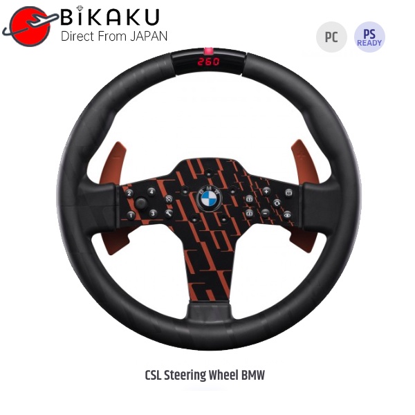🇯🇵【Direct from Japan】Original FANATEC ฟานาเทค CSL Steering Wheel BMW Compatible with PC and PS4 Simulation Racing Game Steering Wheel Game console accessories