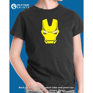 เสื้อยืด Marvel Ironman Mask Unisex Tshirtเสื้อยืด เสือยืดผู้ชาย