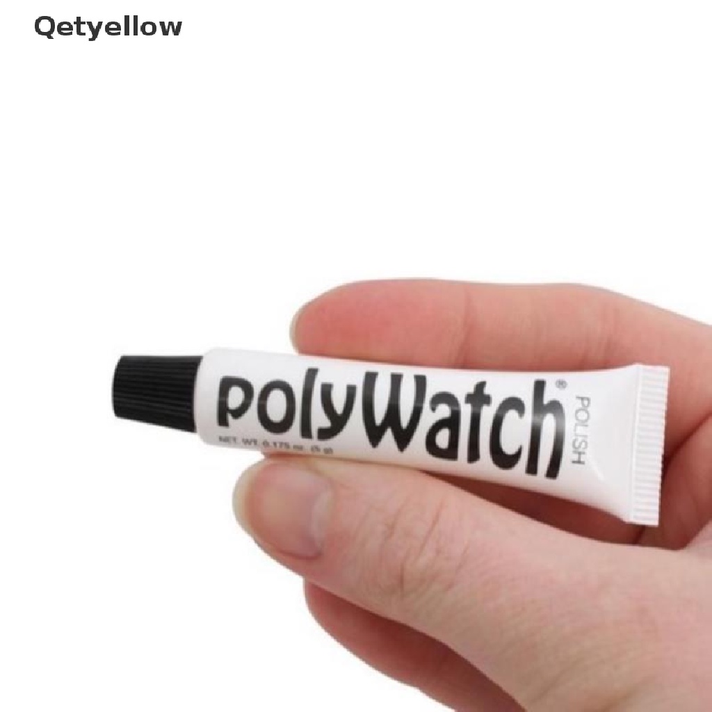 Qetyellow Polywatch ที่ขูดขีดข่วนนาฬิกาข้อมือ พลาสติก อะคริลิค คริสตัล
