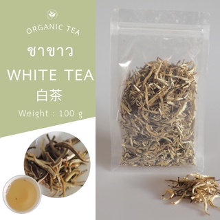 ชาขาว ชาขาวออแกนิก white tea 100g