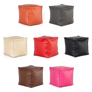 ⭐Premium Bean Bag เก้าอี้เม็ดโฟม บีนแบ็ก บีนแบค คิวบ์ หนังพิเศษ : CUBE grade"A" PVC⭐