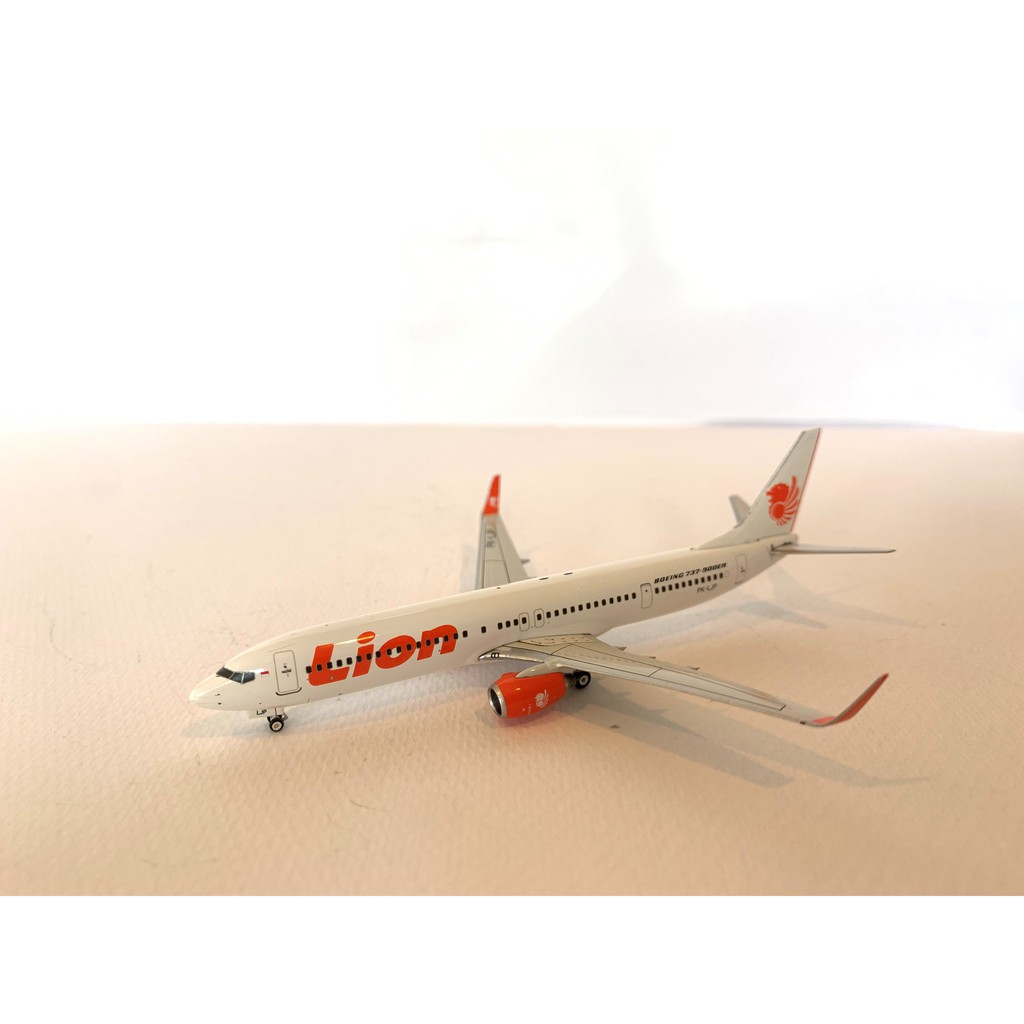 โมเดลเครื่องบินเหล็ก B737-900ER	Lion Air	PK-LJP	Phoenix