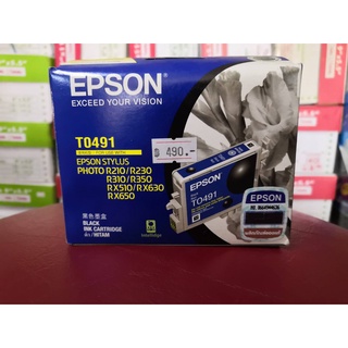 [[ลดล้างสต็อกจ้า!!!] ตลับหมึกแท้ EPSON T0491BK สีดำ