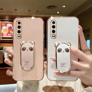 เคสโทรศัพท์มือถือ ซิลิโคนนุ่ม พร้อมที่ตั้งวาง พับได้ สําหรับ Vivo V2043 V2032 V2026 V2029 V2027 V2037 V2052 V2042 V2048 V2054 1902 1901 1904 1906