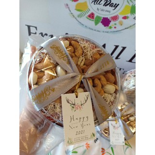 Gifts Set Mix Nuts ชุดของขวัญ ของฝาก ถั่วรวมเกรดพรี่เมี่ยม ขนาดบรรจุ 350g.