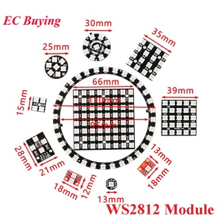 Ws2812B Ws2812 Led 5050 Rgb บอร์ดโมดูลดิสเพลย์ในตัว Dc 5V สําหรับ Arduino