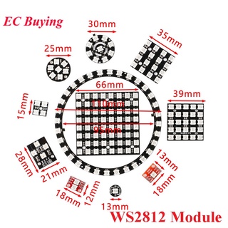 Ws2812B Ws2812 Led 5050 Rgb บอร์ดโมดูลดิสเพลย์ในตัว Dc 5V สําหรับ Arduino