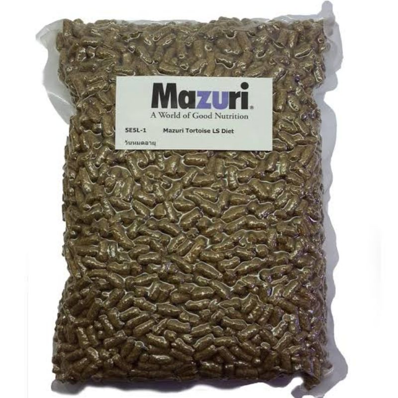 Mazuri 5E5L 1Kg. อาหารเต่าบก ล็อตใหม่ล่าสุด พร้อมส่งด่วนค่ะ