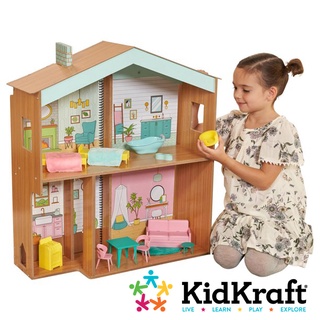 KidKraft Design by Me™: บ้านตุ๊กตาไม้แต่งสีพร้อมเฟอร์นิเจอร์ 20 ชิ้น ราคา 3,590 บาท