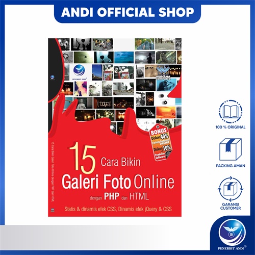 Andi สํานักพิมพ์ - 15 วิธี Make Online Photo Gallery พร้อม PHP และ HTML