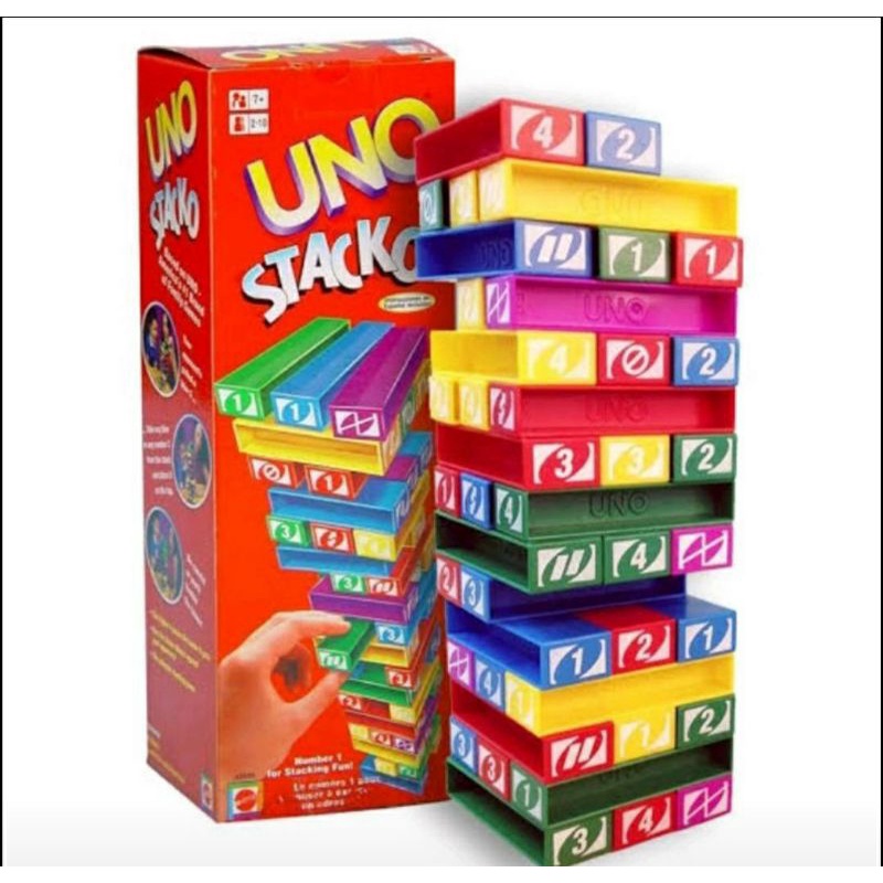 เกมส์ต่อตึกมี3แบบๆพลาสติก-แบบไม้-แบบไม้สี