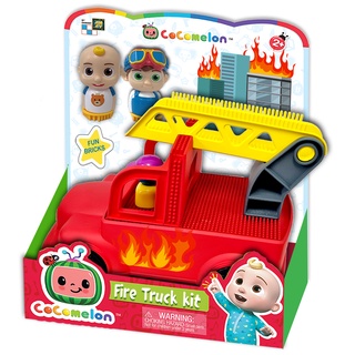 [ใช้ 2 โค้ดลดเพิ่ม] Cocomelon Fun Brick Fire  Kit ชุดก่อสร้าง