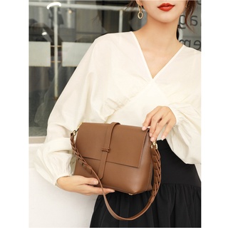 HAVI กระเป๋าสะพายหนังแท้ crossbody การันต์ตีหนังแท้ล้าน%