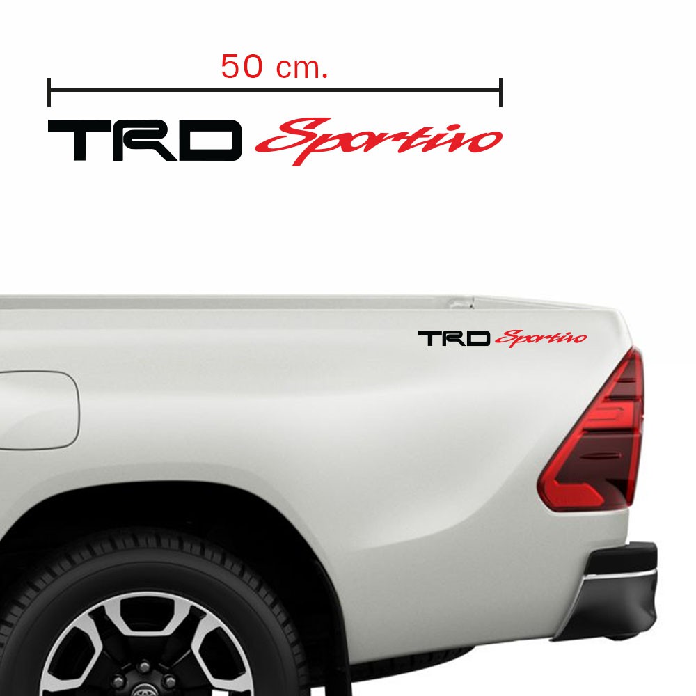 สติ๊กเกอร์ Toyota TRD Sportivo งานไดคัท คุณภาพสูง ขนาดยาว 50 cm. ติดได้ทุกรุ่น