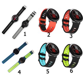 สร้อยข้อมือซิลิโคนสายคล้องมือสำหรับ Huami Amazfit Pace