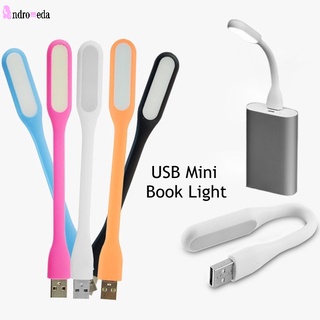 โคมไฟอ่านหนังสือ LED แบบพับได้ หลากสีสัน อินเทรนด์ USB สําหรับพาวเวอร์แบงค์ แล็ปท็อป โน้ตบุ๊ก สุ่มสี 1 ชิ้น