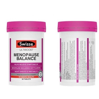 พร้อมส่ง Swisse Ultiboost Menopause Balance 60 เม็ด ไม่สบายตัว ลดอาการหงุดหงิด สตรีวัยทอง ของแท้ 100%