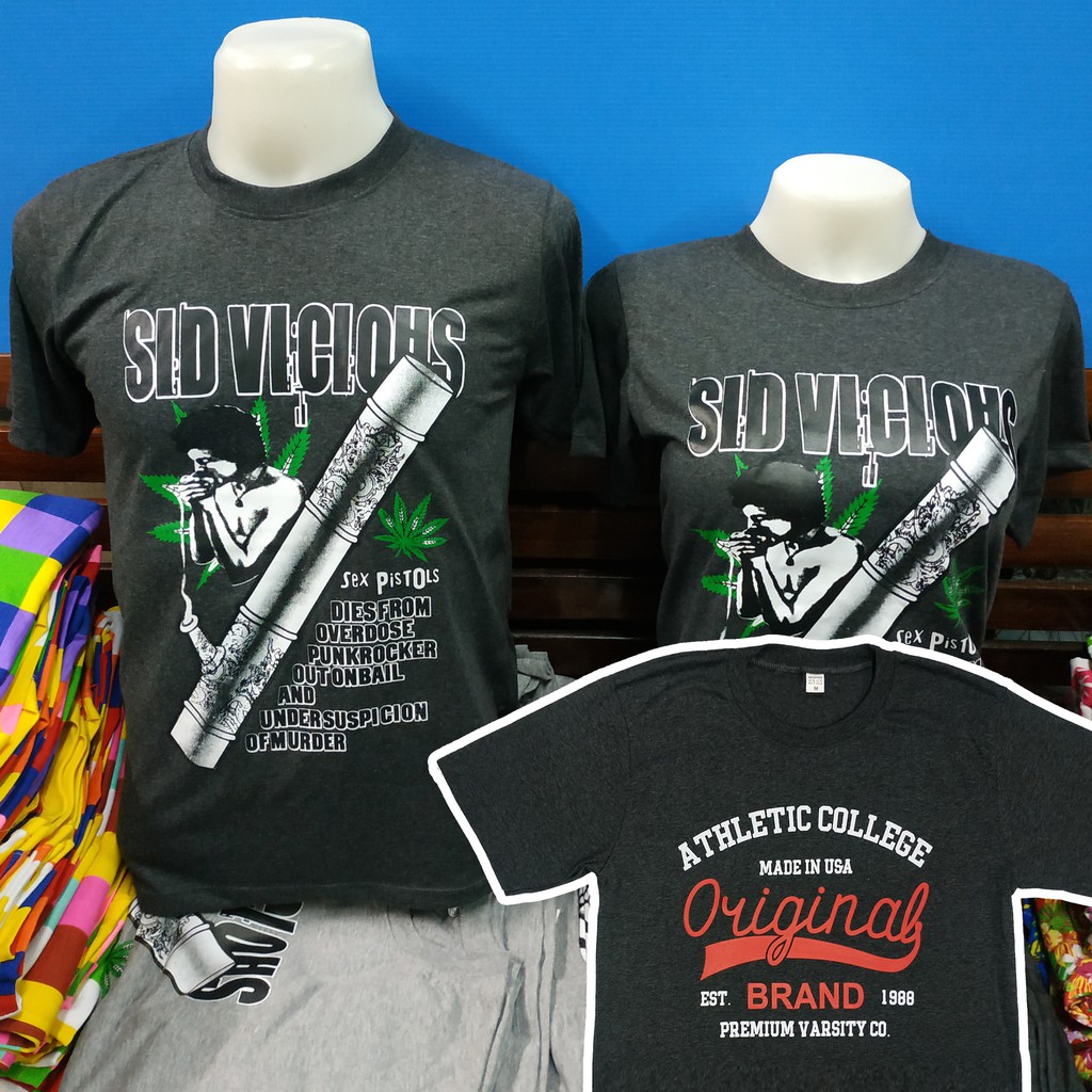 เสื้อยืด แขนสั้น ลายวินเทจ ลายสกรีน ทรงตรง ใส่ได้ทั้งผู้ชาย และ ผู้หญิง ไซส์ S ถึง 5XL