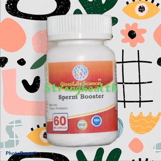 Glossilife Sciences Organic Sperm Booster   Capsule Size: 500mg สมุนไพรสูตรเพิ่มน้ำอสุจิ และปริมาณตัวอสุจิ  ช่วยให้แข็