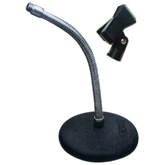 STAND MICROPHONE STM-001 ขาตั้งไมค์โครโฟน ตั้งโต๊ะ พร้อมคอจับ คออ่อน ปรับได้