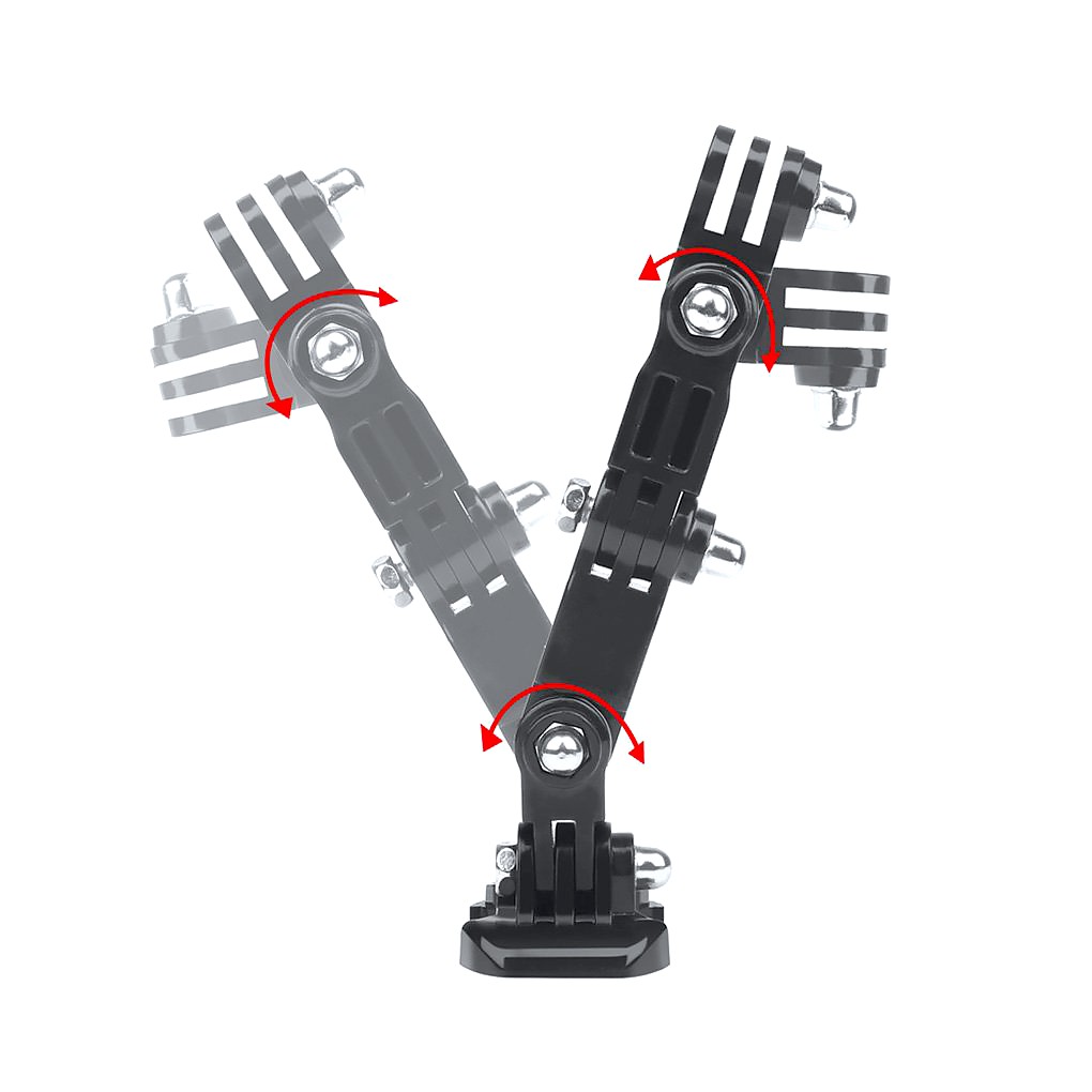 ชุดอุปกรณ์ ต่อกับหมวกกันน็อค GoPro ทุกรุ่น , GoPro Max , OSMO Action , Action Camera Tripod Helmet Belt Mount Accessory