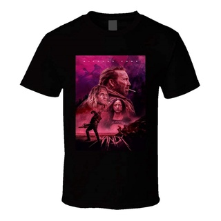 T-shirt  ขายดี เสื้อยืด พิมพ์ลาย Mandy Cult Horor Movie สีดํา สไตล์คลาสสิก ไซซ์ LS-5XL