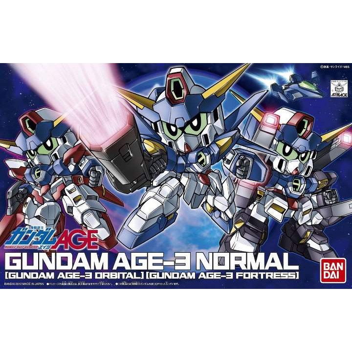 SD/BB 372 Gundam AGE-3 (Normal, Fortress ,Orbital)