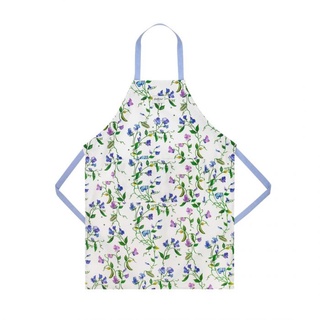 Cath Kidstion Easy Adjust Apron Sweet Pea Cream/Blue